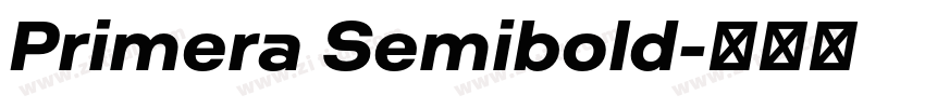Primera Semibold字体转换